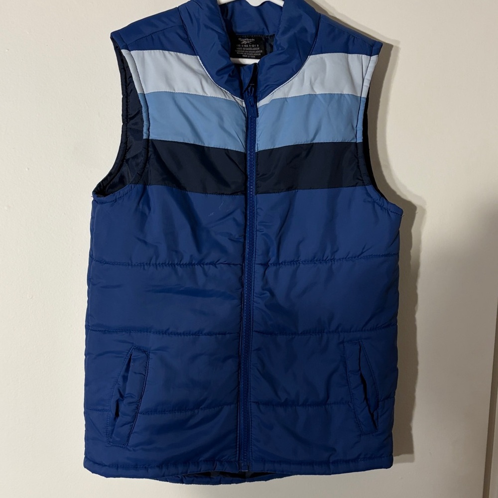 Reebok Kids Blue and Navy Colorblock Vest